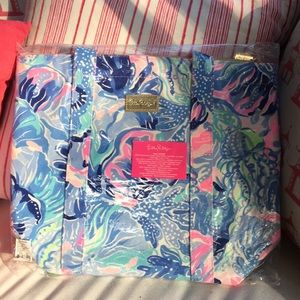 Lilly Pulitzer Tote Cooler Computer Baby Bag